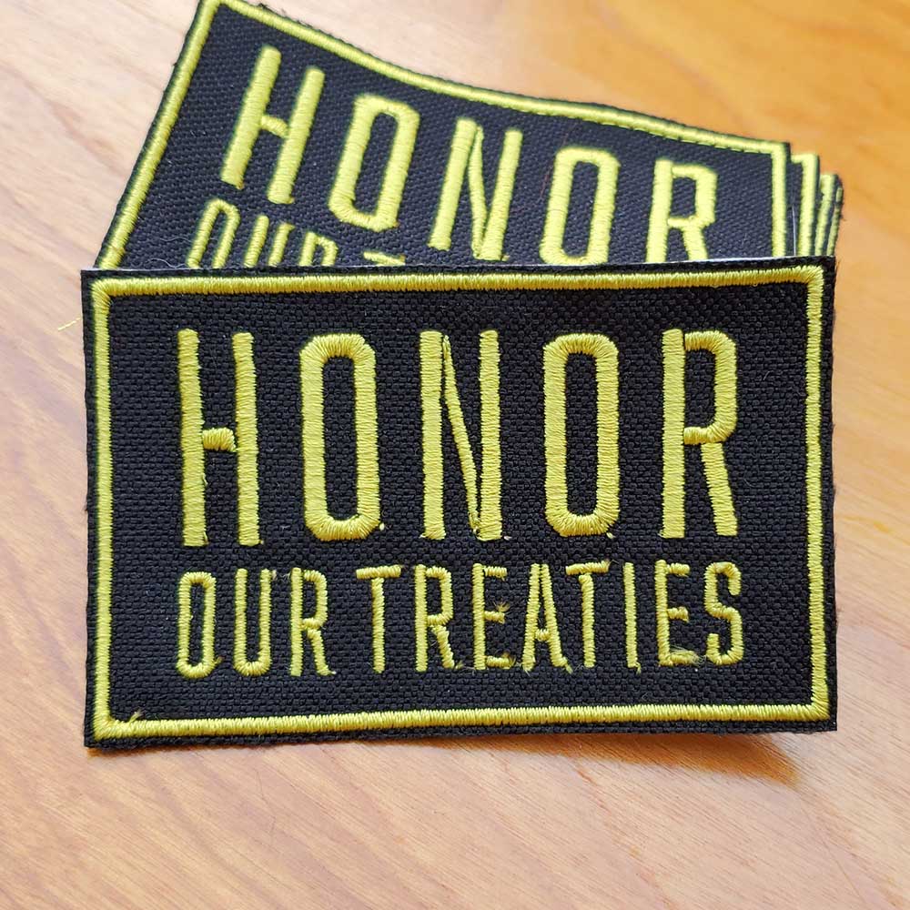 Honor Our Treaties Upcycled Patch