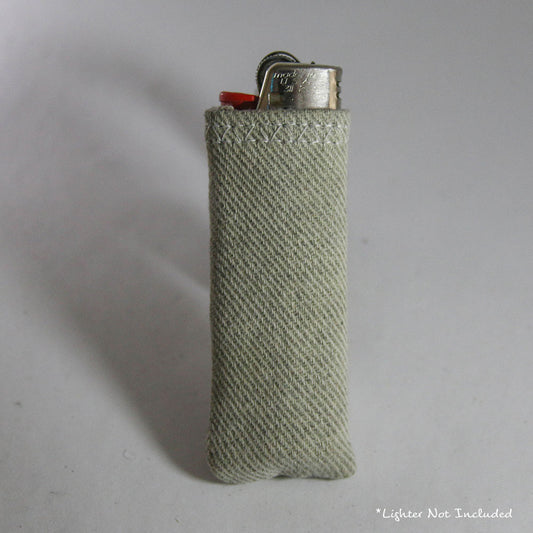 Upcycled Lighter Sleeve - White on White