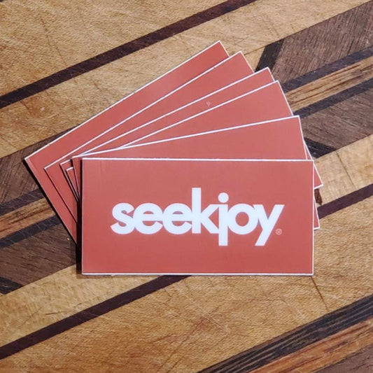SEEKJOY Sticker - 2" x 1"