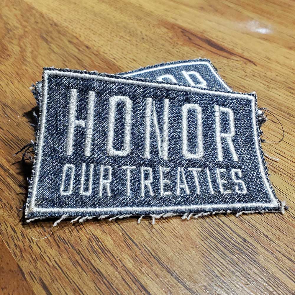 Honor Our Treaties Upcycled Patch