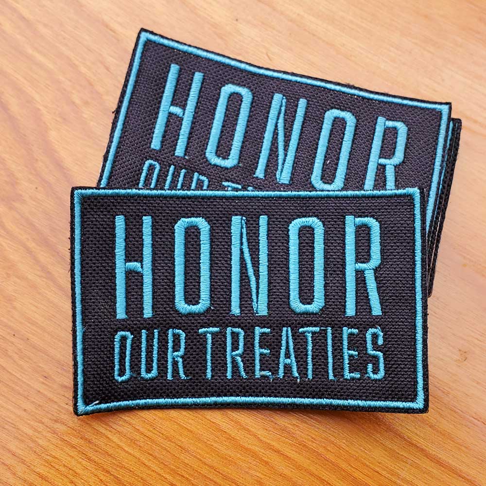 Honor Our Treaties Upcycled Patch