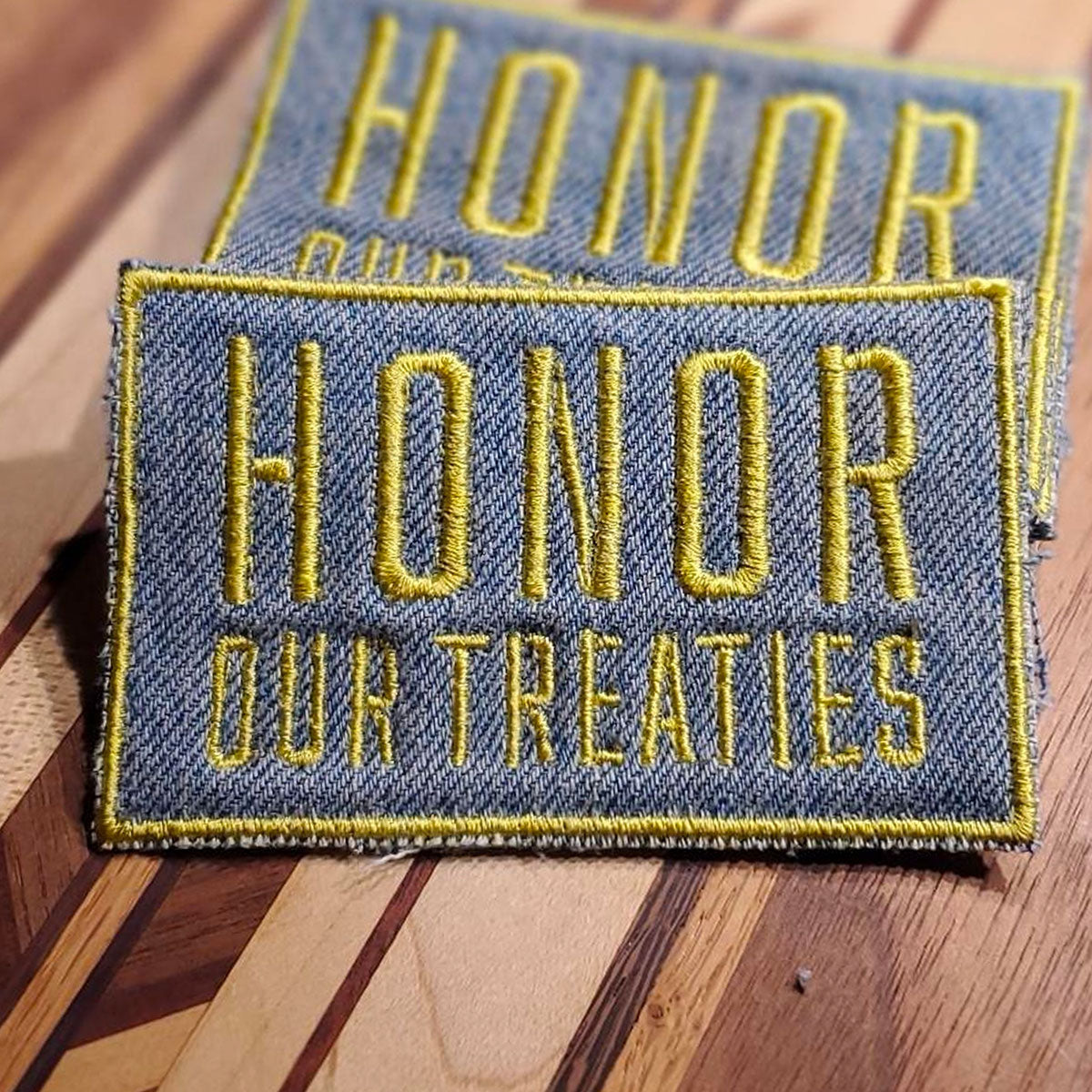 Honor Our Treaties Upcycled Patch