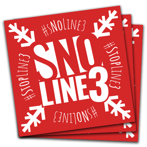 #sNoLine3 Stickers - 5" x 5"